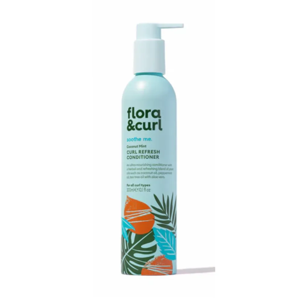 Flora Curl Coconut Mint Curl Refresh Acondicionador 300ml